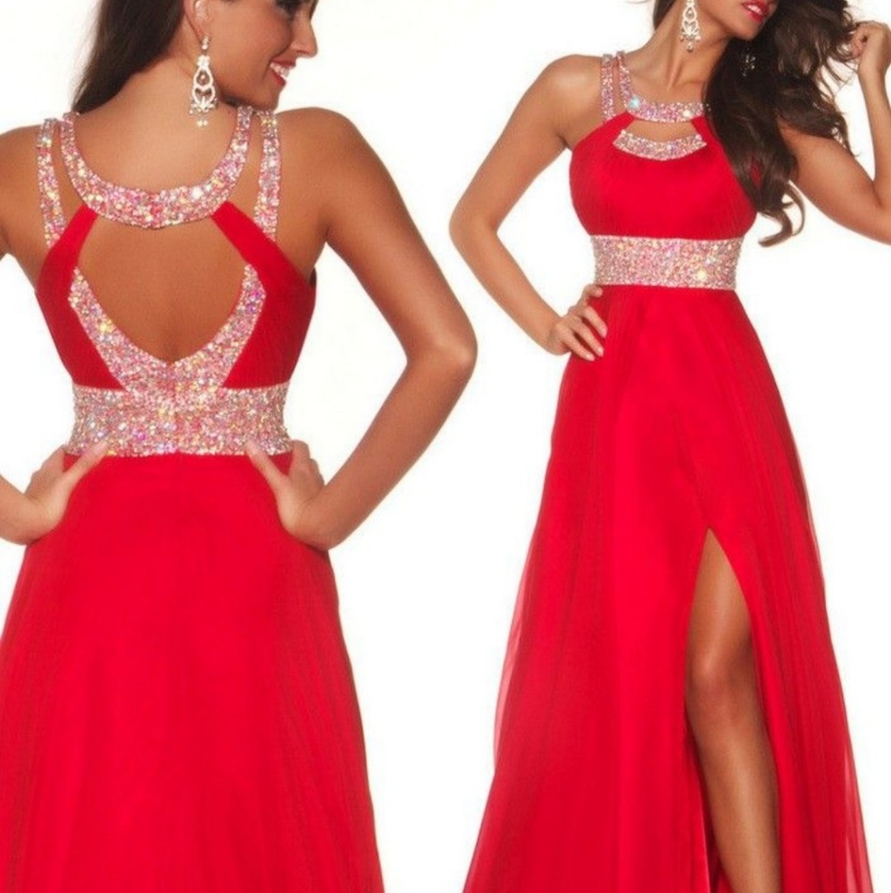 Red prom dress